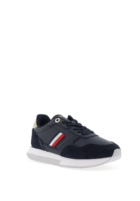 Tommy Hilfiger Global Stripes Lifestyle Trainer, Navy