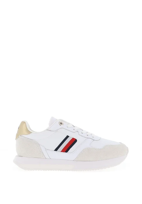 Tommy Hilfiger Global Stripes Lifestyle Trainer, White