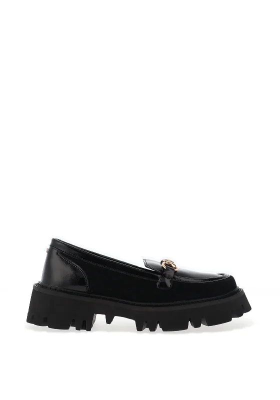 Kate Appleby Basingstoke Platform Mixed Loafers, Schwarz