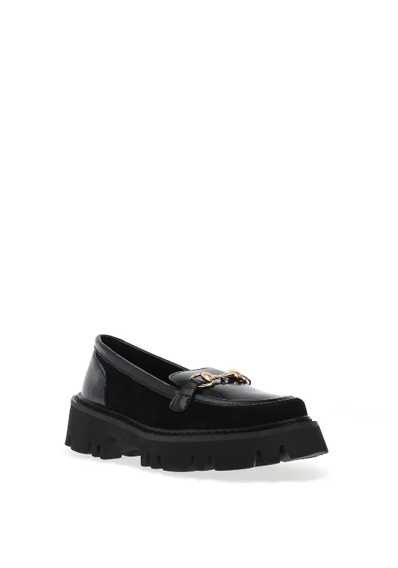 Kate Appleby Basingstoke Platform Mixed Loafers, Schwarz