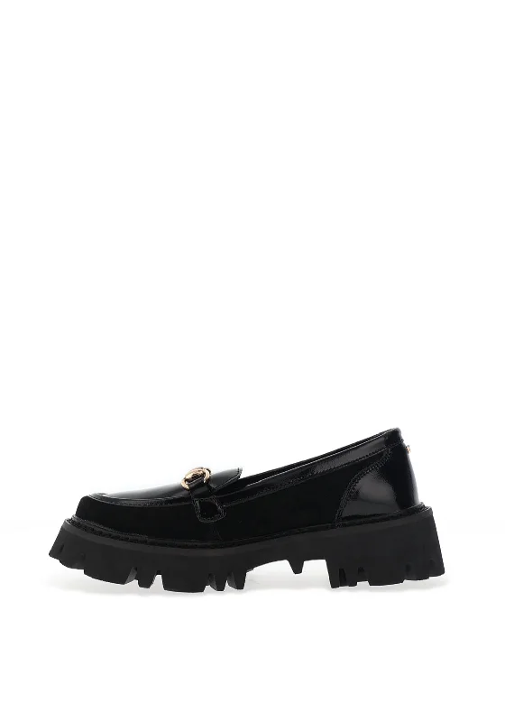 Kate Appleby Basingstoke Platform Mixed Loafers, Schwarz