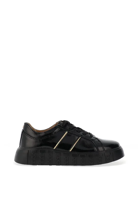 Kate Appleby Cardoss Platform Trainers, Schwarz