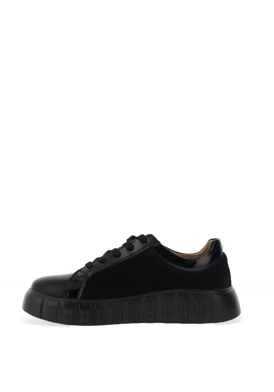 Kate Appleby Hedon Platform Embellished Trainers, Schwarz Bling