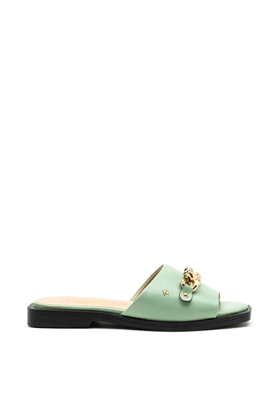 Kate Appleby Horsham Chain Slip on Sandals, Green