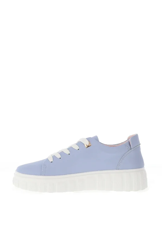 Kate Appleby Kilmaurs Patent Trainers, Soft Lilac