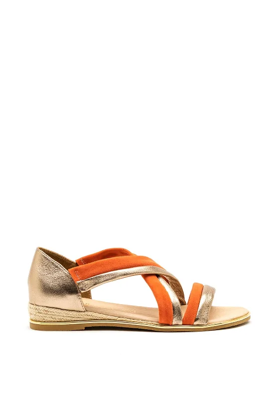 Kate Appleby Rothes Strappy Sandals, Cream and Coral