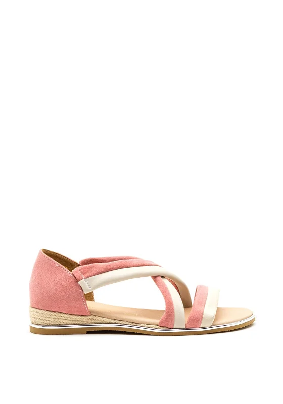 Kate Appleby Rothes Strappy Sandals, Blush & Cream