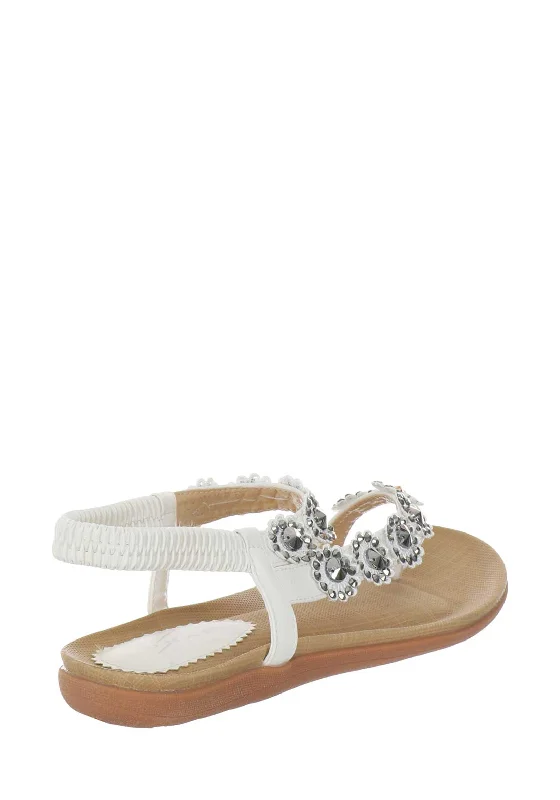 LUNAR CHARLOTTE TOE LOOP SANDA 3 WHI