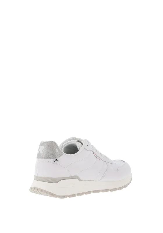 Rieker Evolution Womens Leather Trainers, White