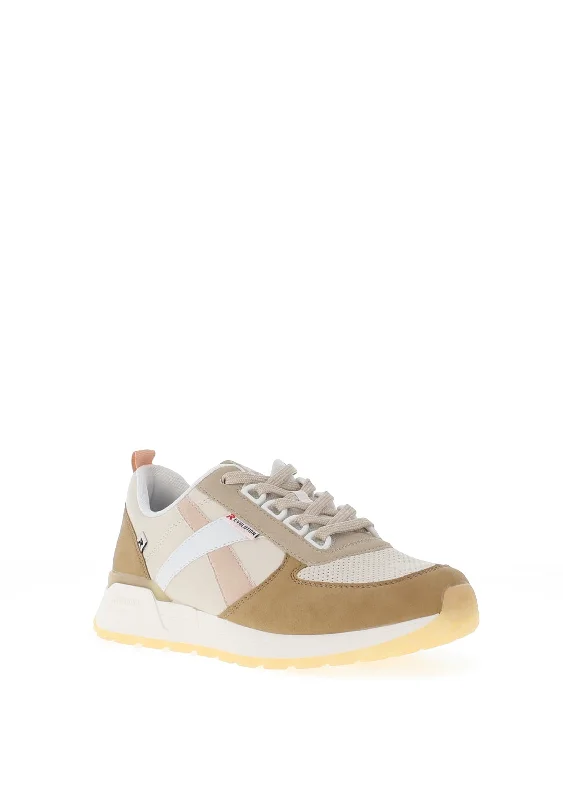 Rieker Womens Evolution Soft Trainer, Beige