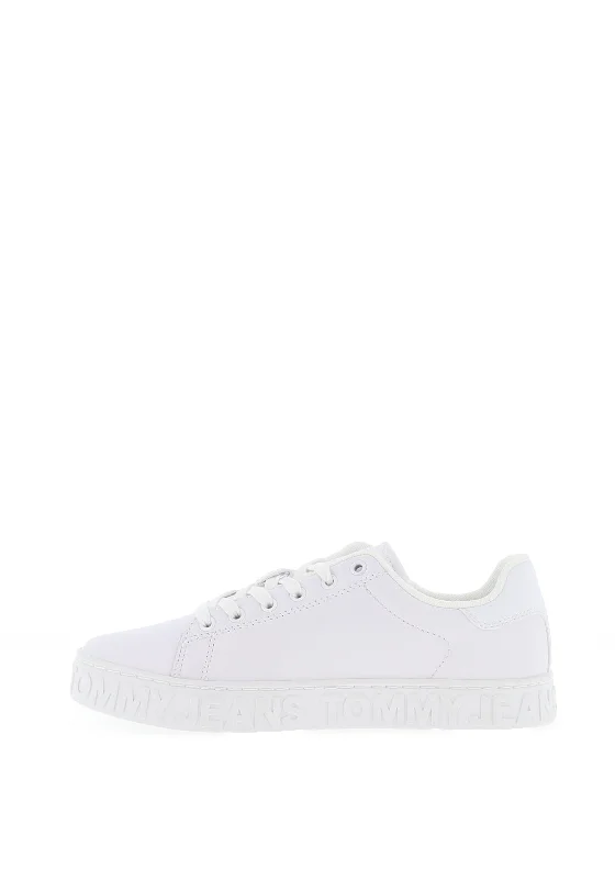 Tommy Jeans Womens Chunky Embossed Cool Trainers, White