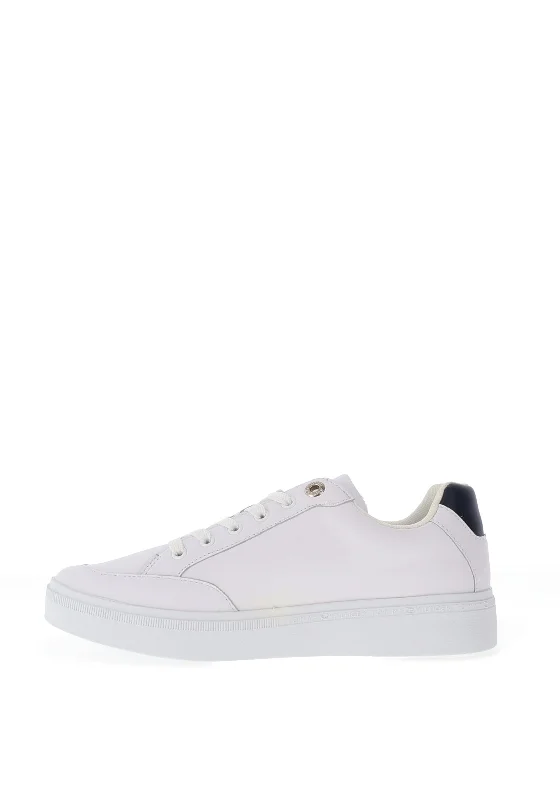 Tommy Hilfiger Womens Court Webbing Trainers, White