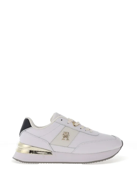 Tommy Hilfiger Womens Elevated Feminine Trainers, White