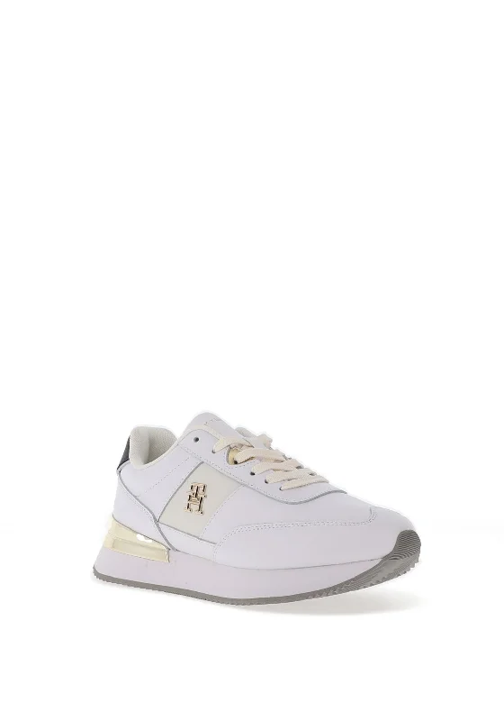 Tommy Hilfiger Womens Elevated Feminine Trainers, White