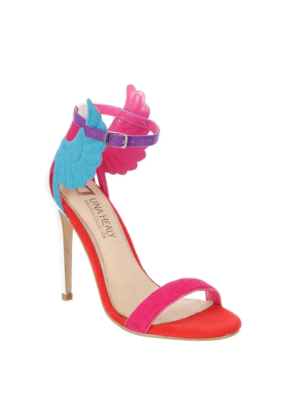 Una Healy Get Ready Heeled Sandals, Skittles