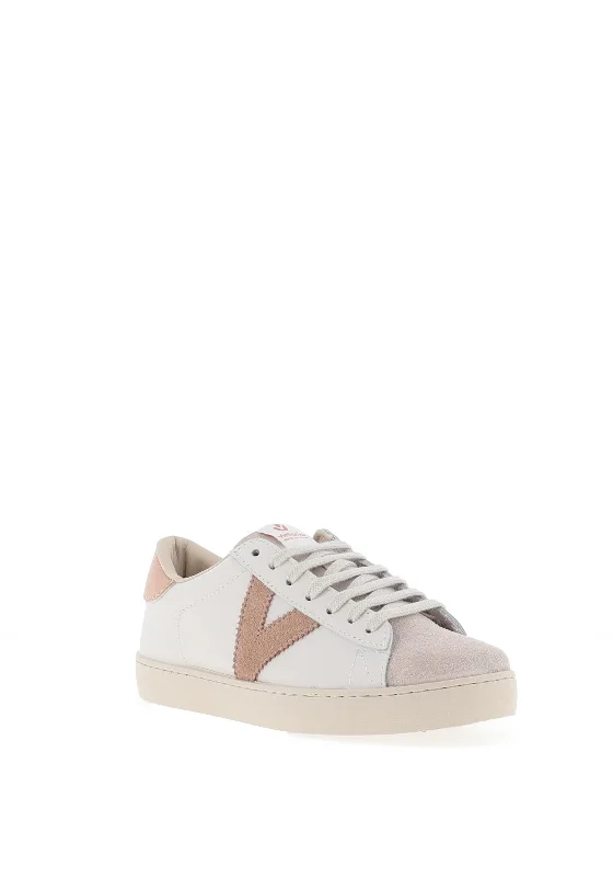 Victoria Womens Berlin Leather Trainers, Cuarzo