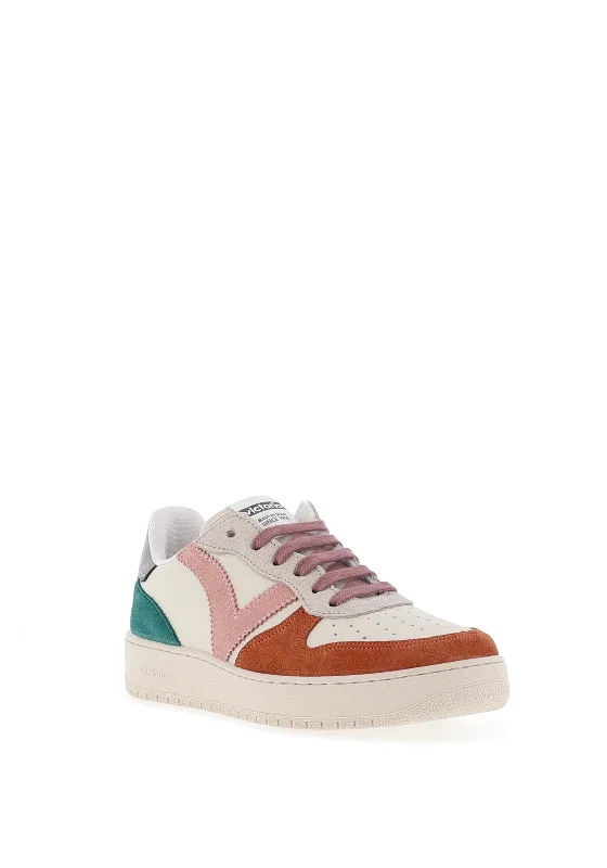 Victoria Womens Madrid Leather Trainer, Cuero