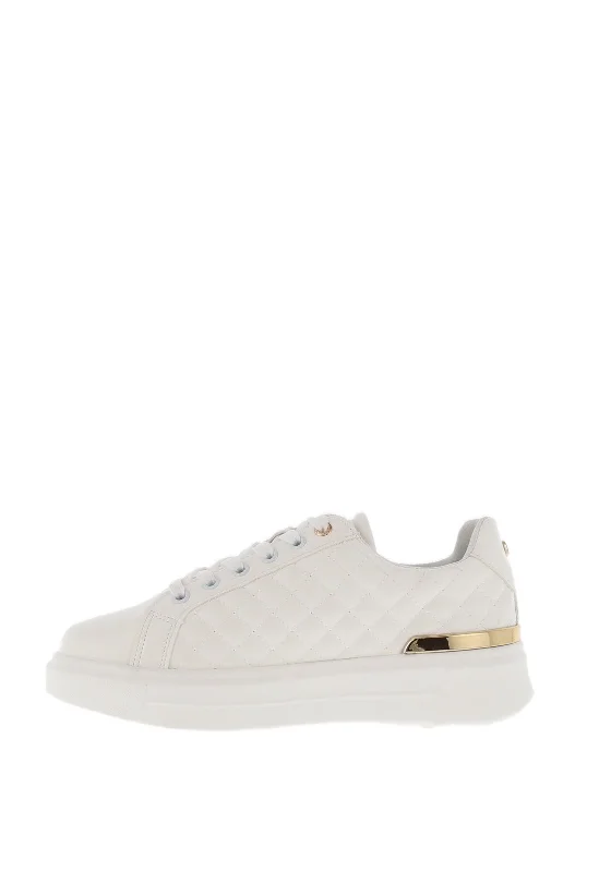 Xti Womens Quilted Trainers, White