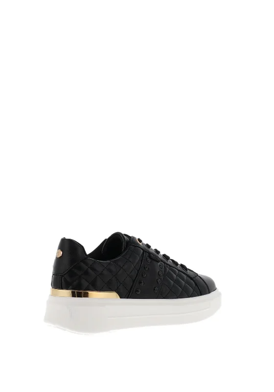 Xti Womens Quilted Trainers, Black