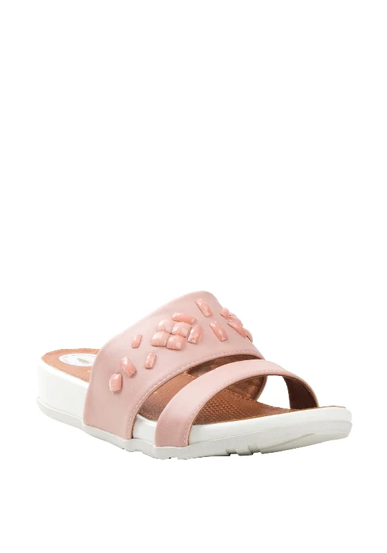 Zanni Shapes Crystal Sandals, Pink