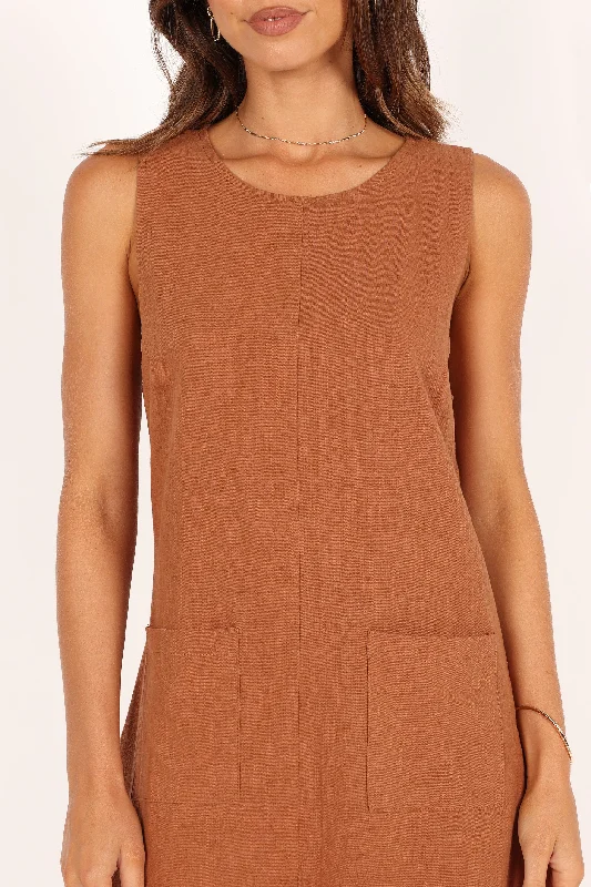 Dory Playsuit - Tan