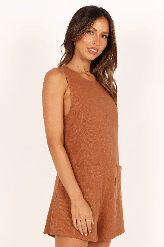 Dory Playsuit - Tan