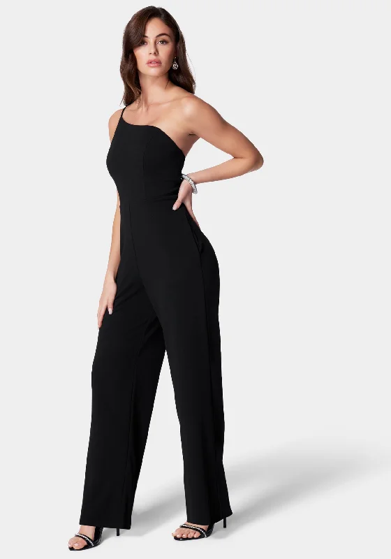 One Shoulder Core Jumpsuit