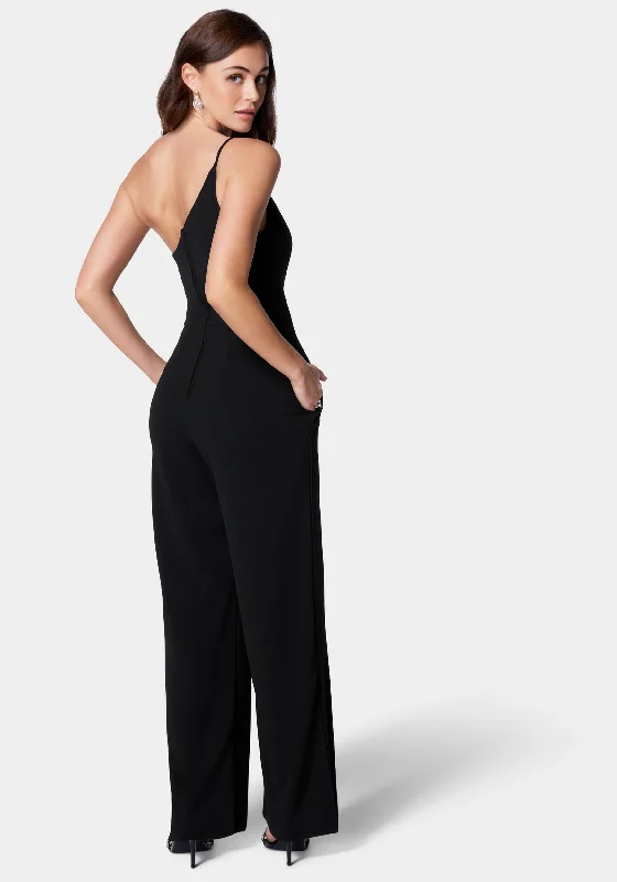 One Shoulder Core Jumpsuit