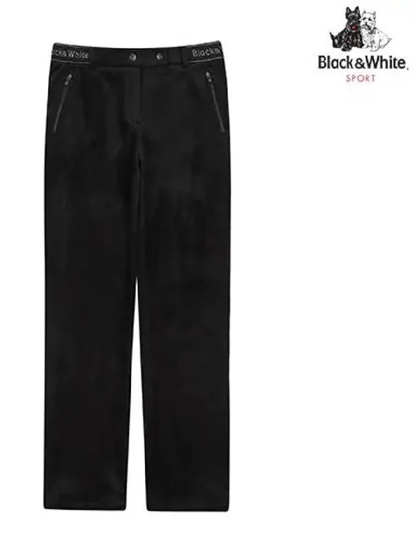 Women s Corduroy Mink Bonding Pants 5114LXWP BLACK