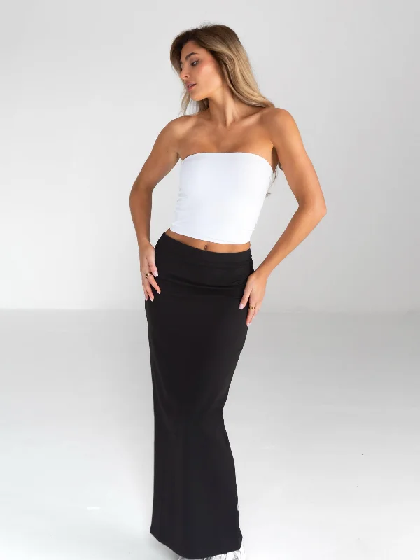 Alessia Maxi Skirt - Black