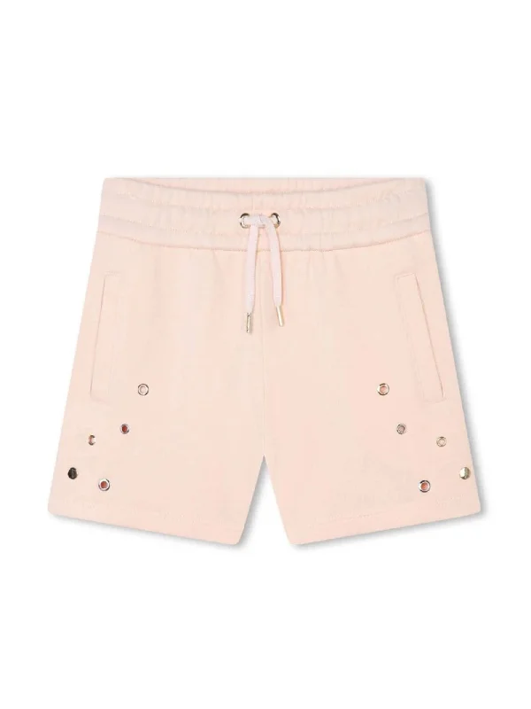 Shorts in rose-pink cotton