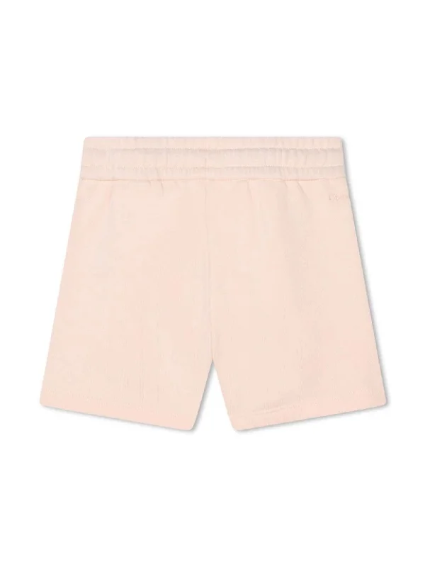 Shorts in rose-pink cotton