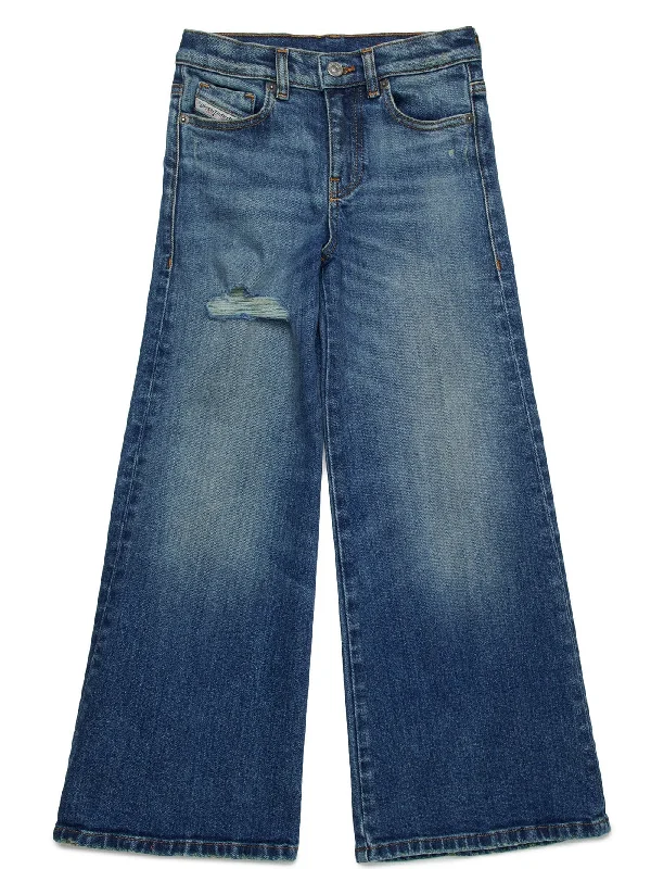 Jeans in blue cotton