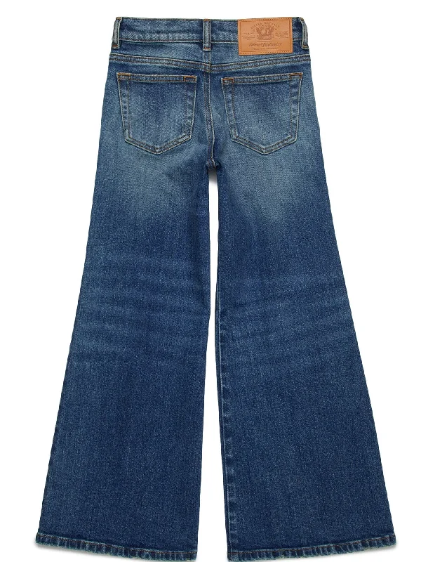 Jeans in blue cotton