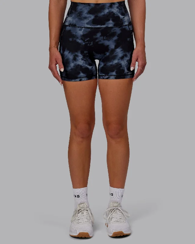 Fusion X-Short Tights - Tie Dye-Midnight