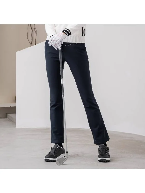 Women s corduroy brushed bootcut pants HC4WPT003