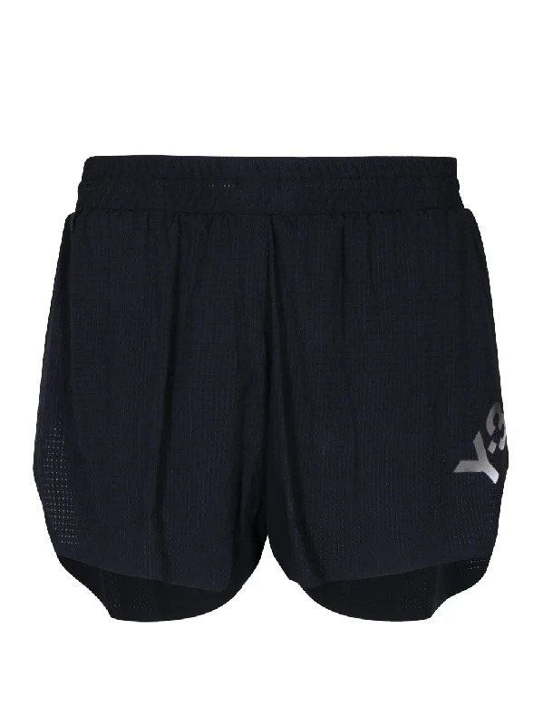 W Running Short (Black)