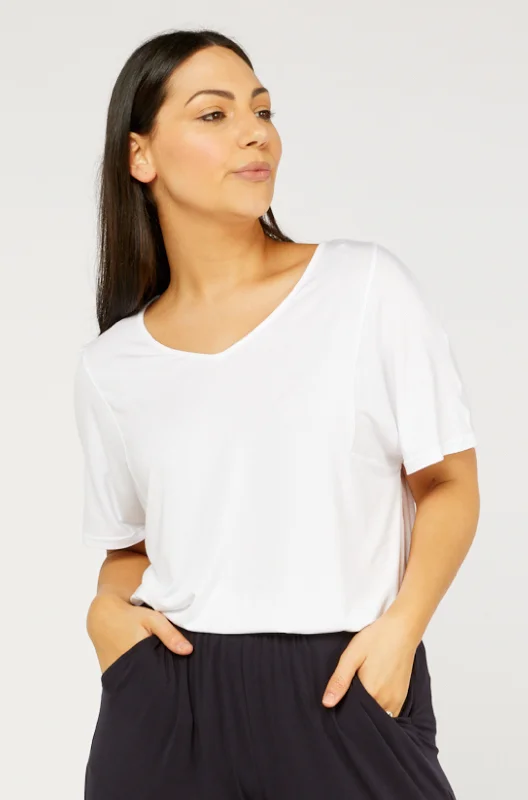 Ivy Swing Tee - White