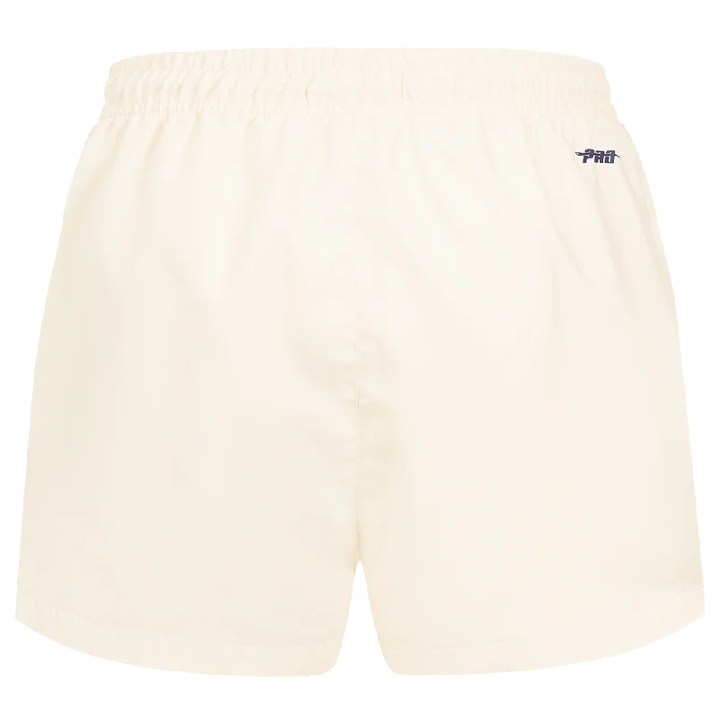 MLB ATLANTA BRAVES TRIPLE TONAL WOMEN'S WOVEN SHORT (EGGSHELL)