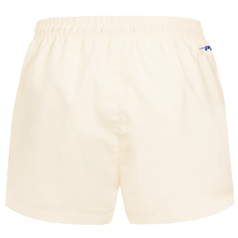 MLB KANSAS CITY ROYALS TRIPLE TONAL WOMEN'S WOVEN SHORT (EGGSHELL)