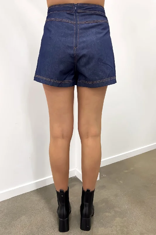 Nick Denim Skort Dark Blue