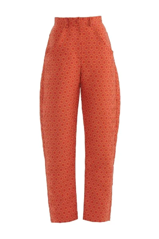 ORANGE MUSHROOM PANTS