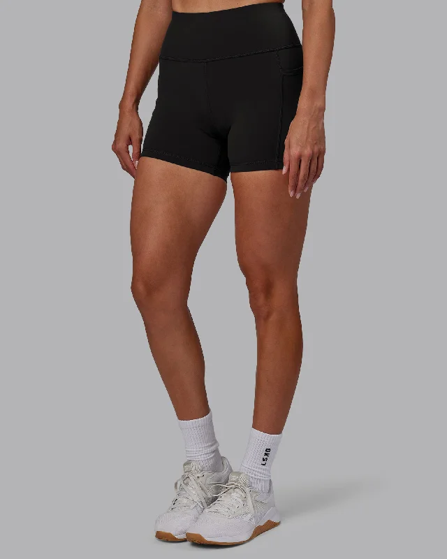 Rep X-Short Tights - Pirate Black-White