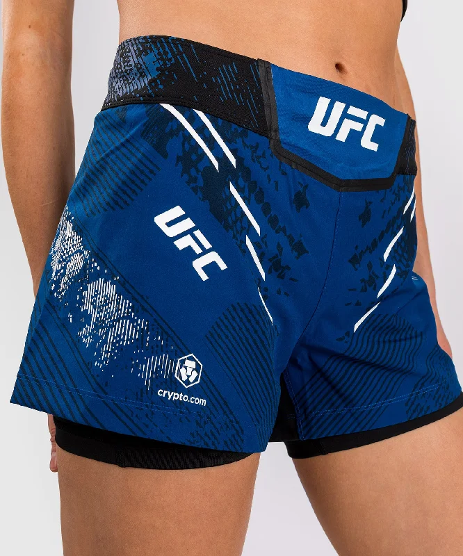 UFC Adrenaline by Venum Personalized Authentic Fight Night Women’s Fight Short – Blue