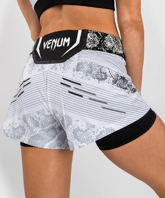 UFC Adrenaline by Venum Personalized Authentic Fight Night Women’s Fight Short – White