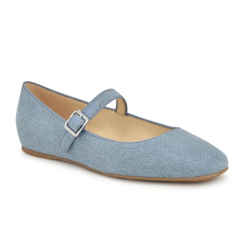 Lilow Square Toe Mary Jane Flats