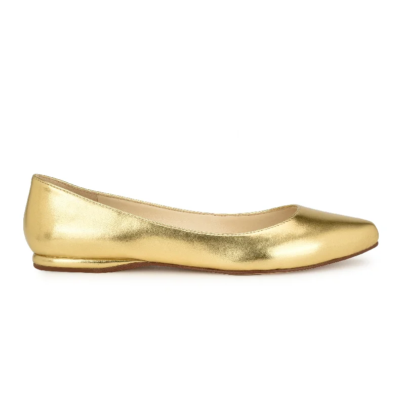 Speakup Almond Toe Flats